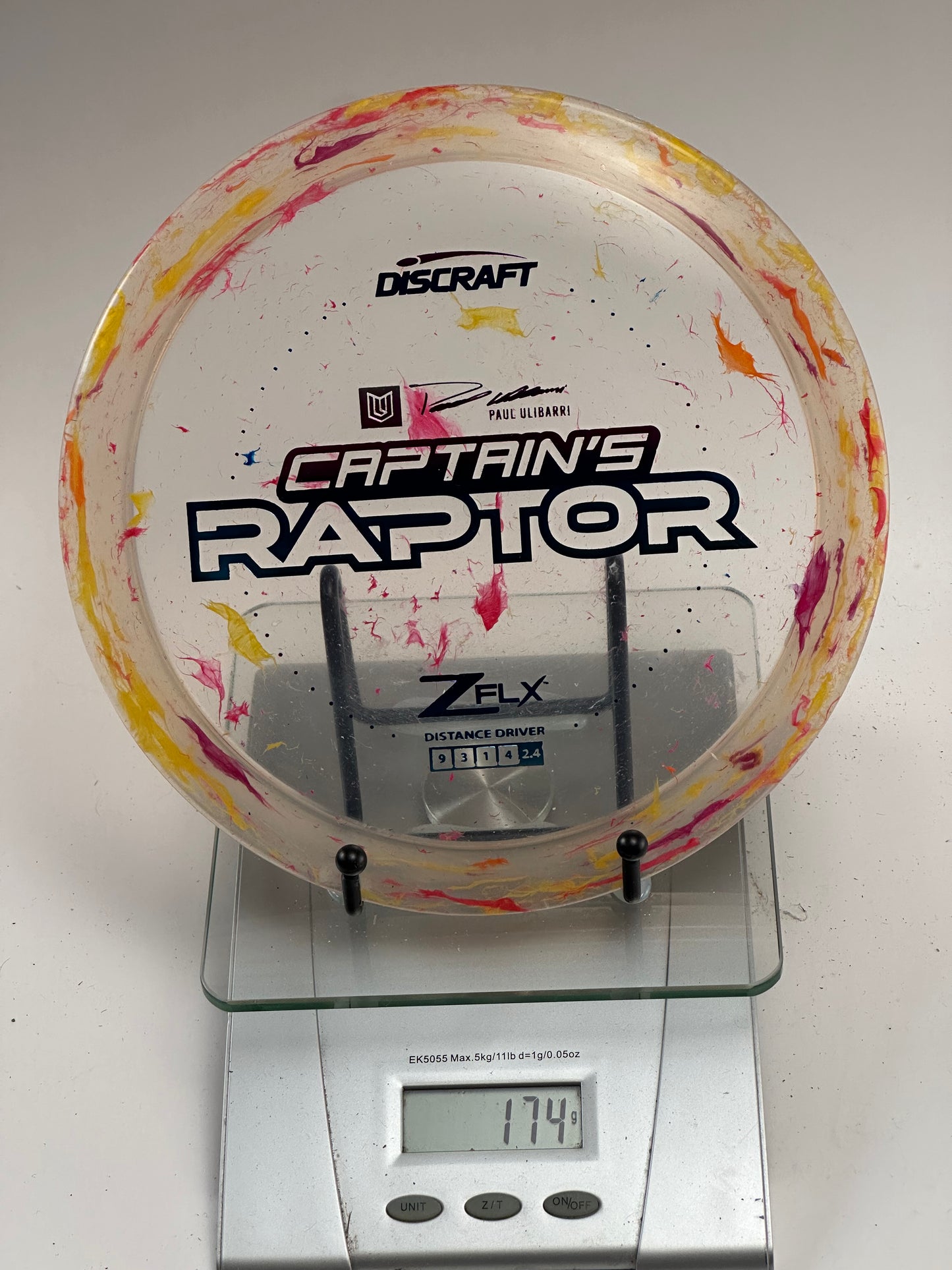 Discraft Captain’s Raptor Z FLX (Paul Ulibarri) Distance Driver