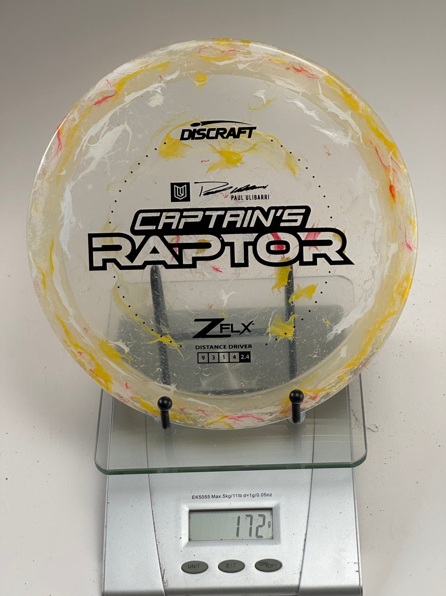 Discraft Captain's Raptor Z FLX (Paul Ulibarri) Distance Driver