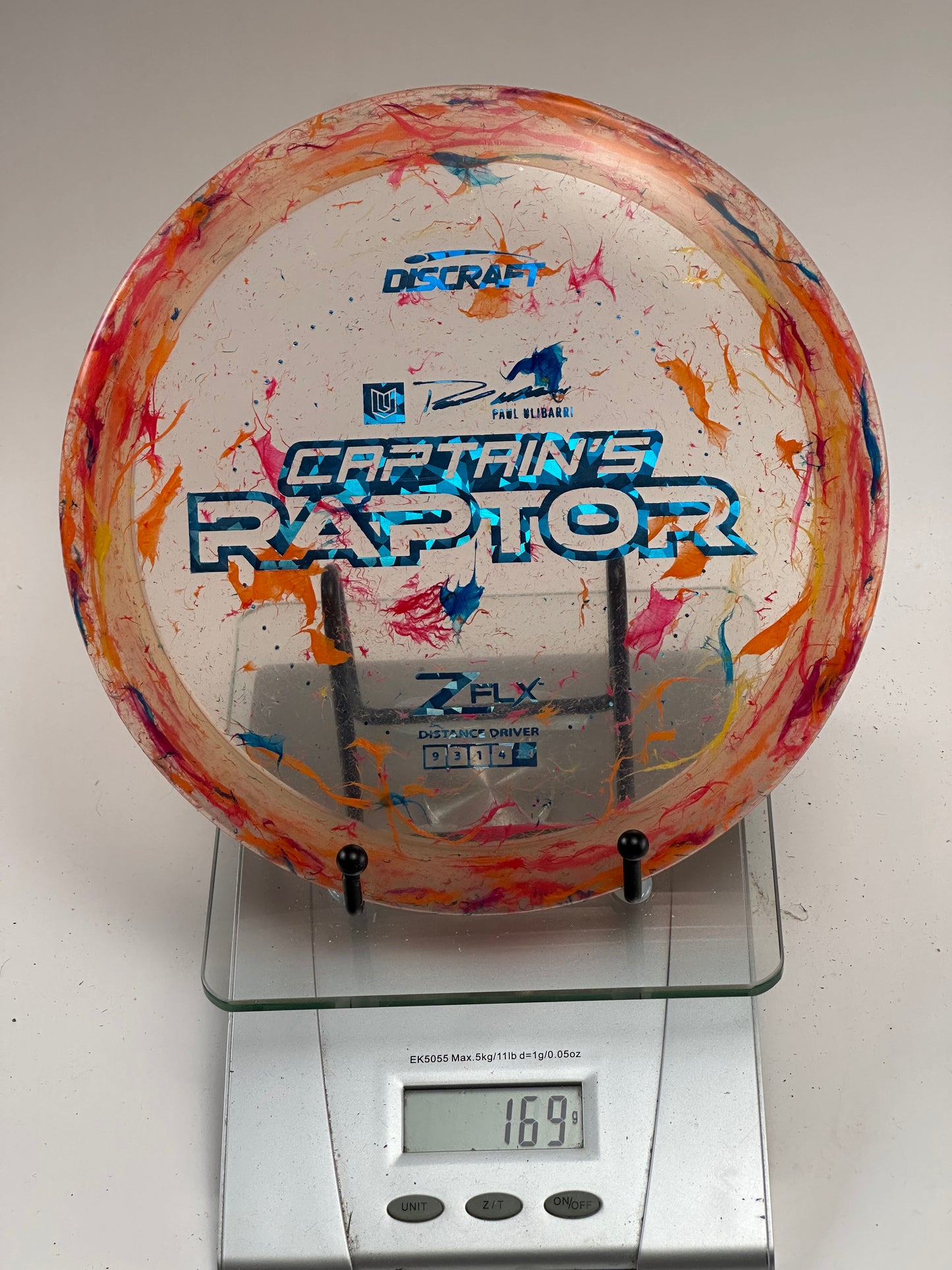 Discraft Captain’s Raptor Z FLX (Paul Ulibarri) Distance Driver