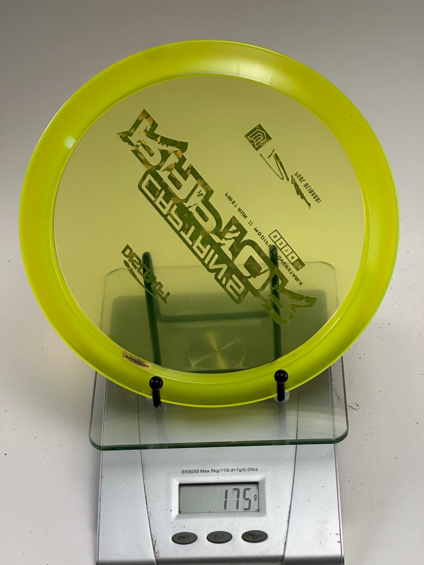Discraft Captain’s Raptor First Run Z (Paul Ulibarri) Distance Driver