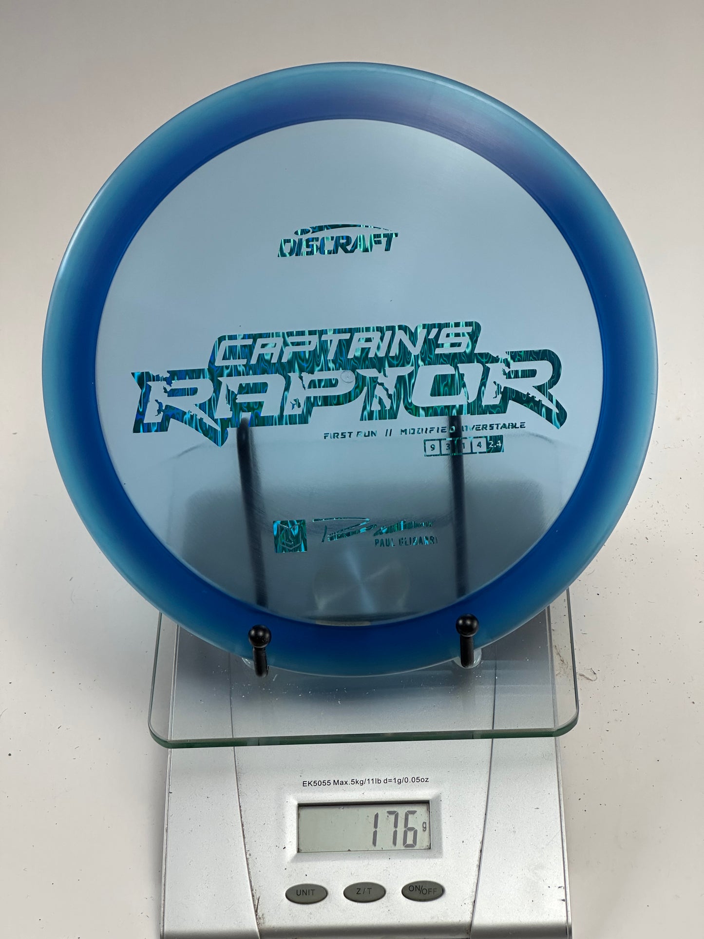 Discraft Z Captain's Raptor (First Run) - Paul Ulibarri Stamp