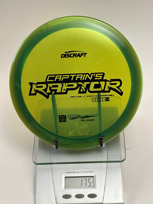 Discraft Z Captain’s Raptor First Run (Paul Ulibarri) Distance Driver