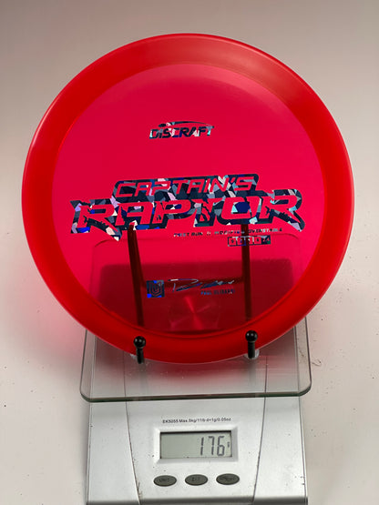 Discraft Z Captain’s Raptor First Run (Paul Ulibarri) Overstable Driver