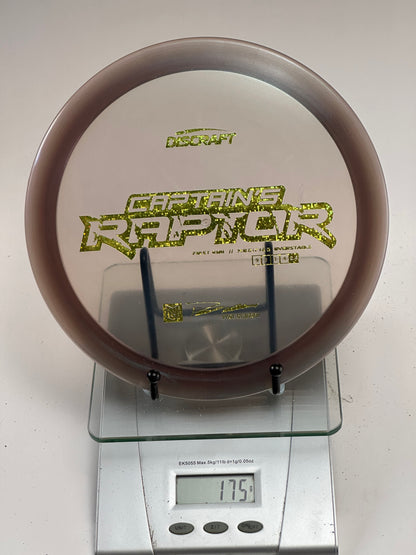 Discraft Captain's Raptor Z First Run (Paul Ulibarri) Overstable Driver