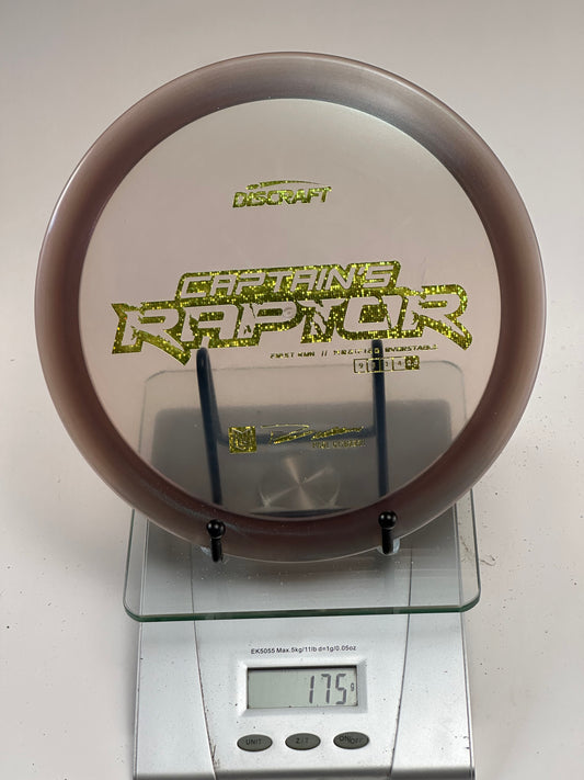 Discraft Captain's Raptor Z First Run (Paul Ulibarri) Overstable Driver