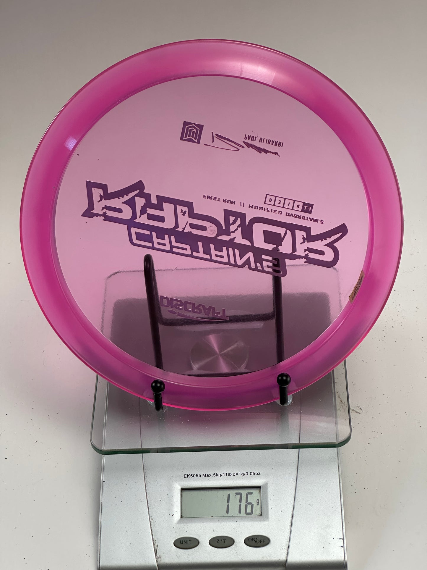 Discraft Z Captain's Raptor First Run (Paul Ulibarri) Distance Driver