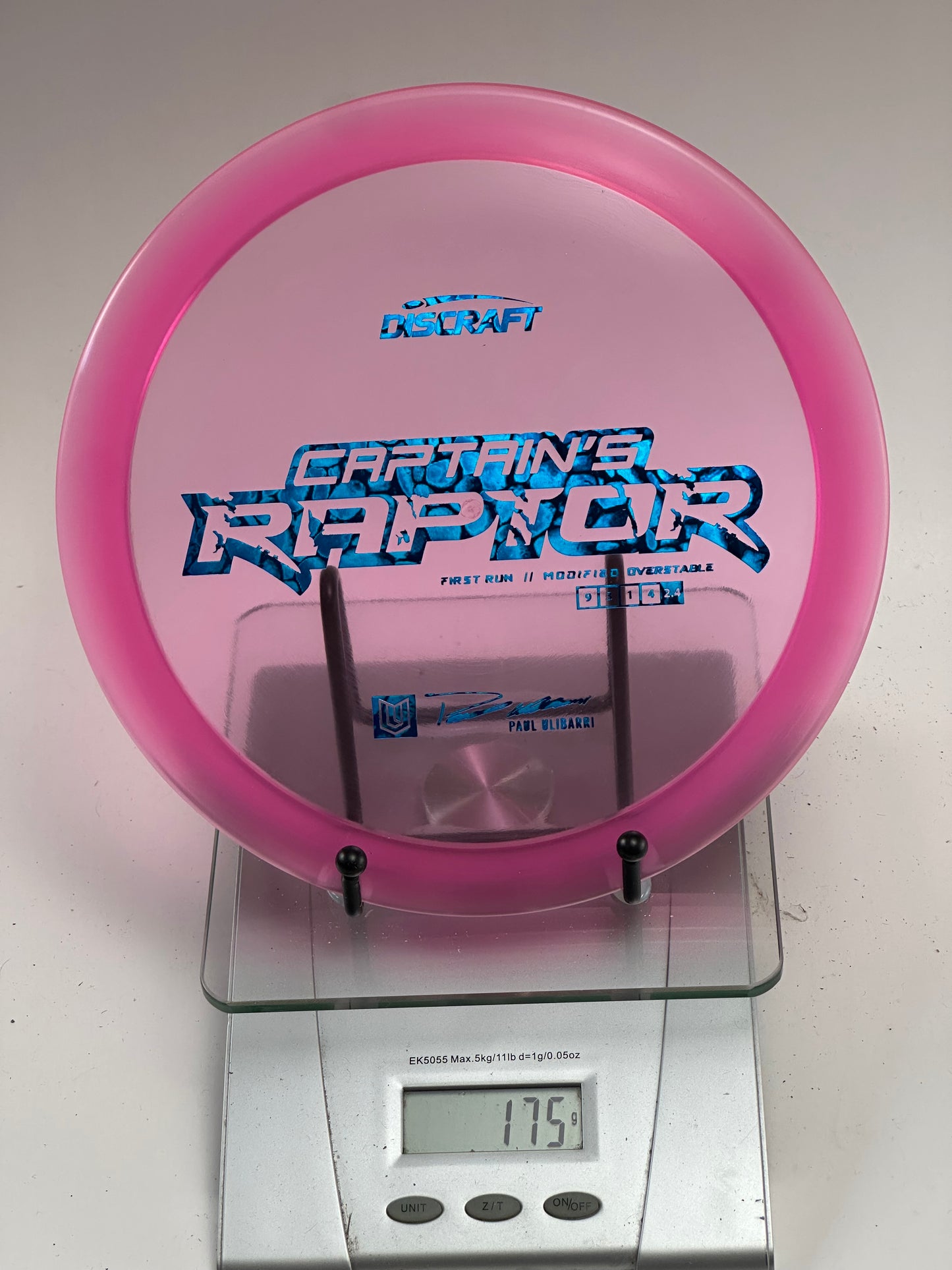 Discraft Captain's Raptor First Run Z – Paul Ulibarri