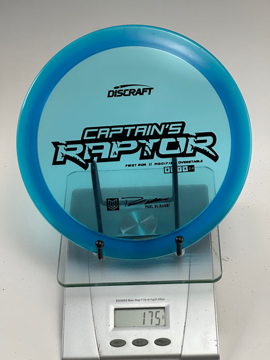 Discraft Z Captain's Raptor First Run (Paul Ulibarri)