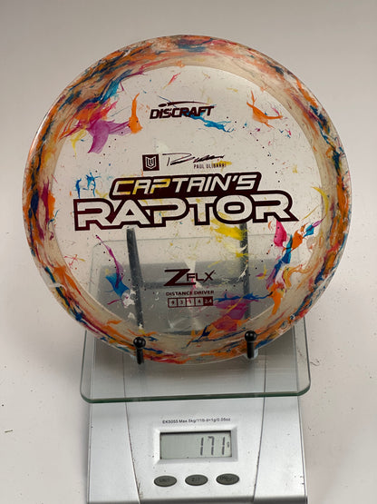 Discraft Captain’s Raptor Z FLX (Paul Ulibarri) Distance Driver