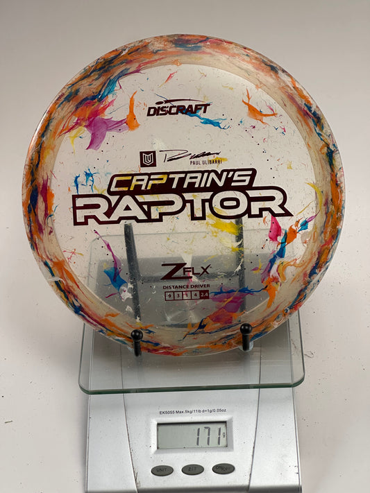 Discraft Captain’s Raptor Z FLX (Paul Ulibarri) Distance Driver