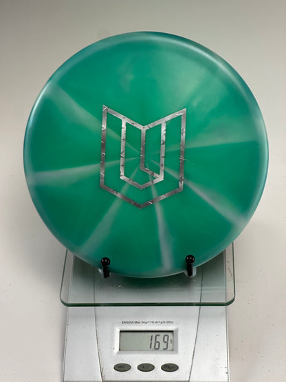 Discraft Z Swirl Ringer Putter – Green Burst, Limited Edition Shield Stamp