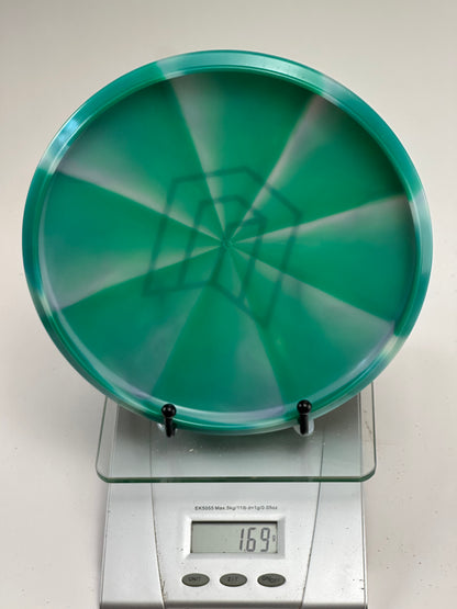 Discraft Z Swirl Ringer Putter – Green Burst, Limited Edition Shield Stamp