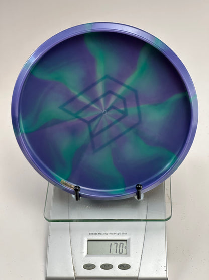 Discraft Ringer Z Swirl (Limited Edition) Purple/Green, Gold Geometric Stamp