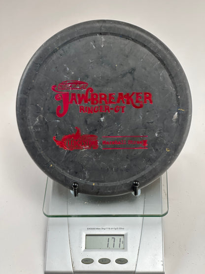 Discraft Jawbreaker Ringer GT Putter (Ledgestone) - Black/Marbled, 171g