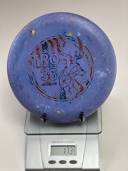 Discraft Jawbreaker Roach Putter – Swirly Purple TRO 35 Tournament Stamp
