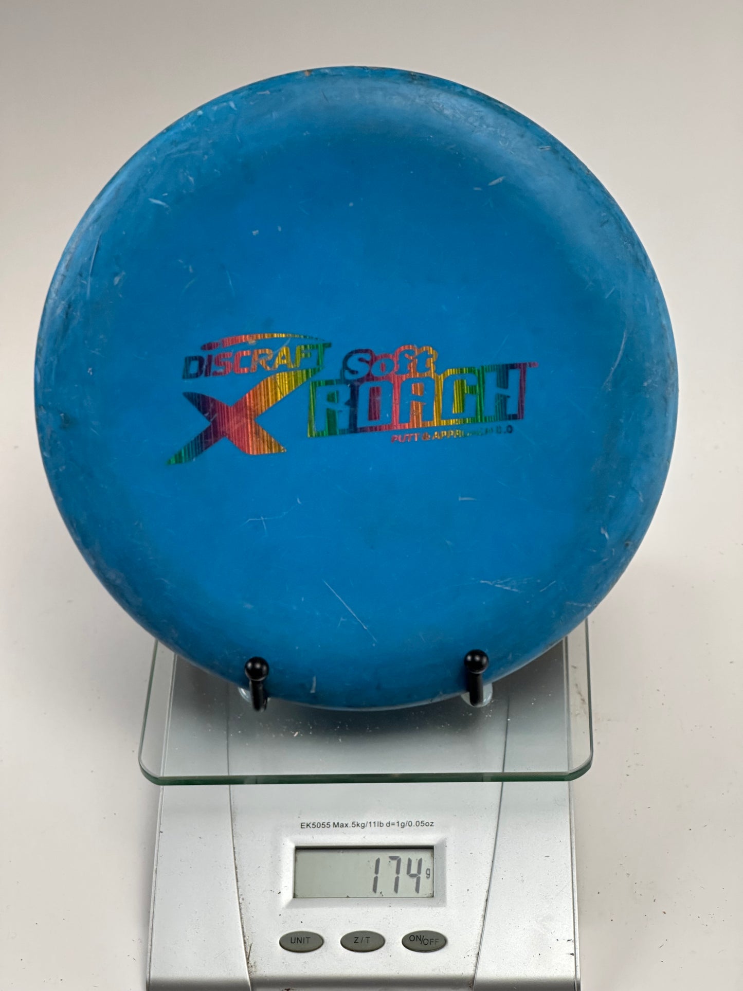 Discraft Roach X Soft Putter/Approach – Blue w/ Rainbow Stamp (Used)