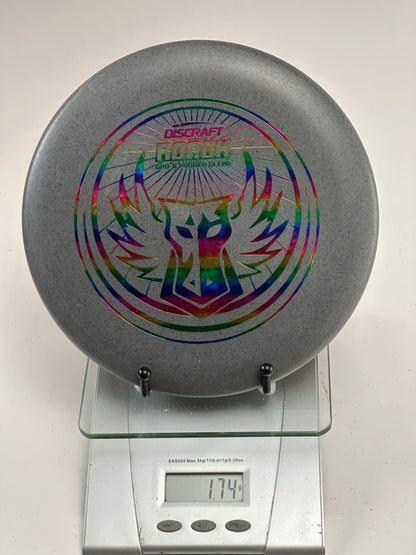 Discraft Roach Bro-D Rubber Blend Putter – Gray Speckle, Rainbow Foil