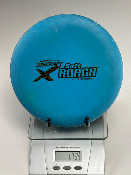 Discraft X Soft Roach Putter – Blue, Leopard Stamp