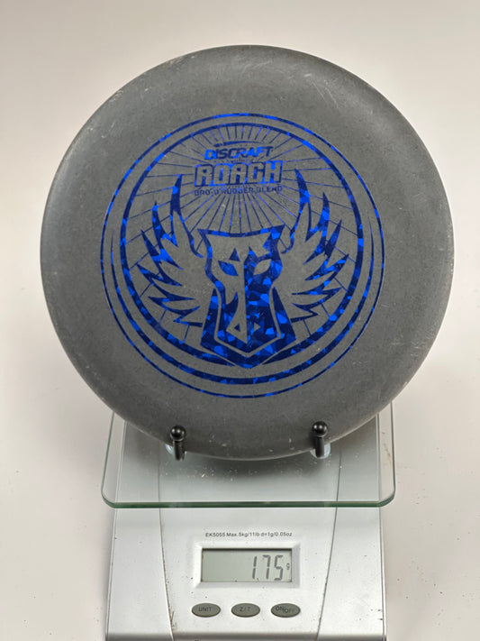 Discraft Roach Putter | Bro-D Rubber Blend | Gray Speckle | Blue Holo Stamp
