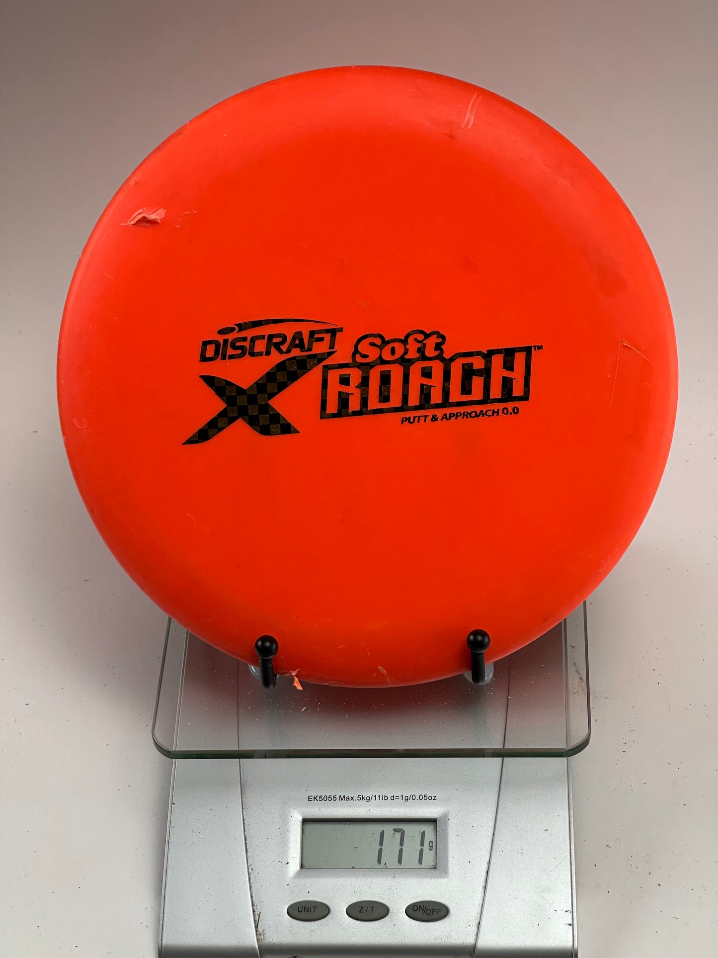 Discraft X Soft Roach Putter - Orange w/ Black Stamp