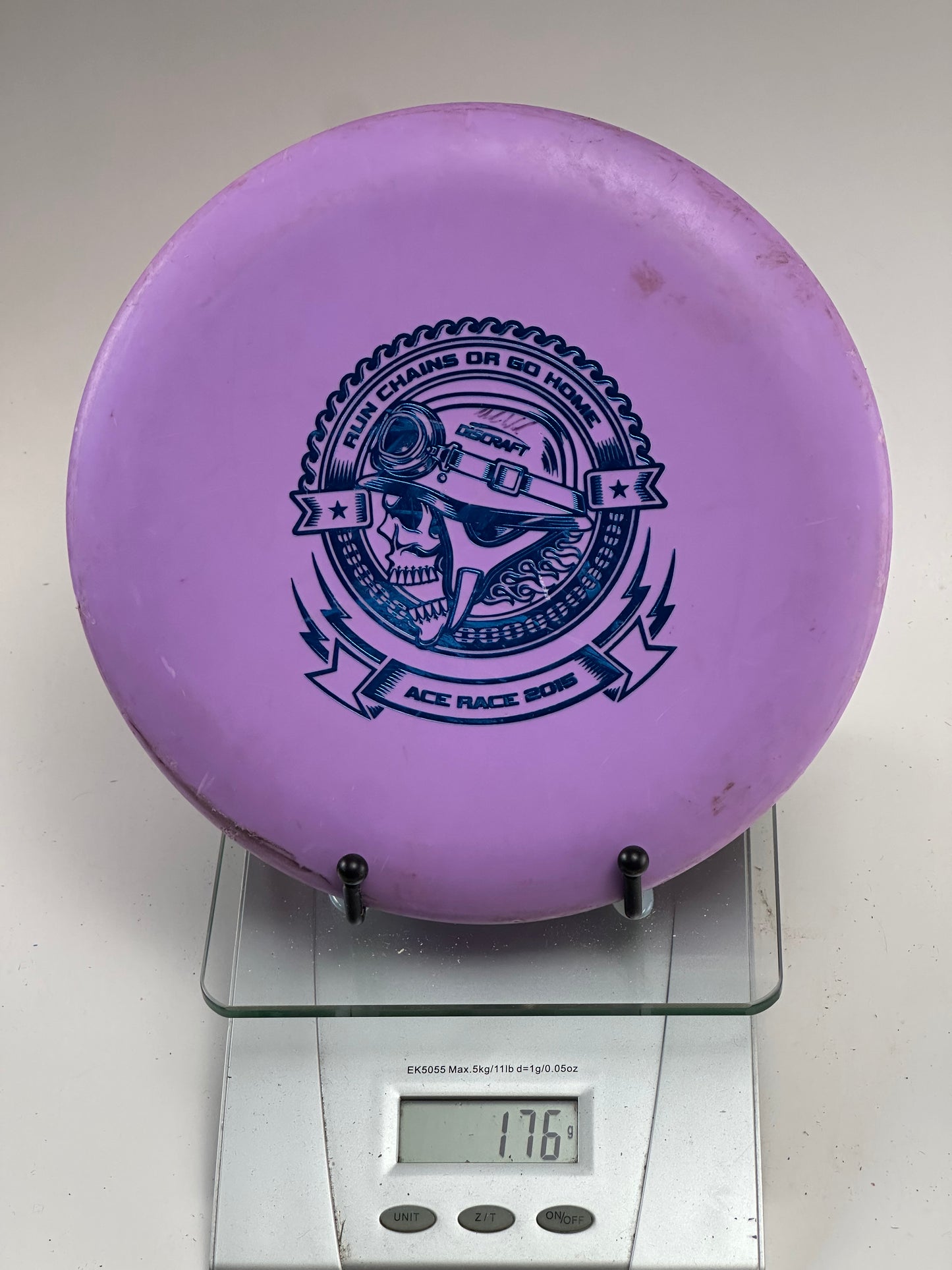 Discraft Pro-D Roach Putter | 2015 Ace Race Stamp | Purple/Blue