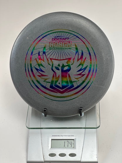 Discraft Roach Bro-D Rubber Blend Putter (Gray Speckle, Rainbow Foil)