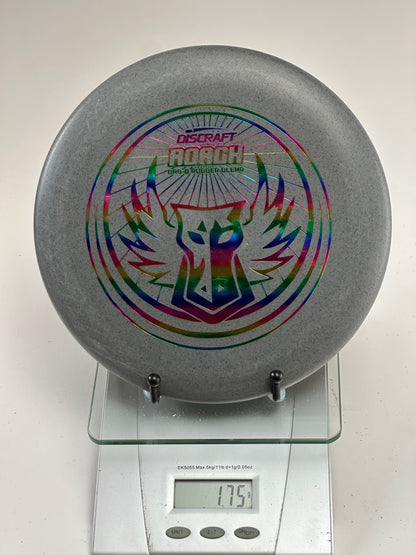 Discraft Roach Bro-D Rubber Blend Putter - Gray Speckle w/ Rainbow Foil