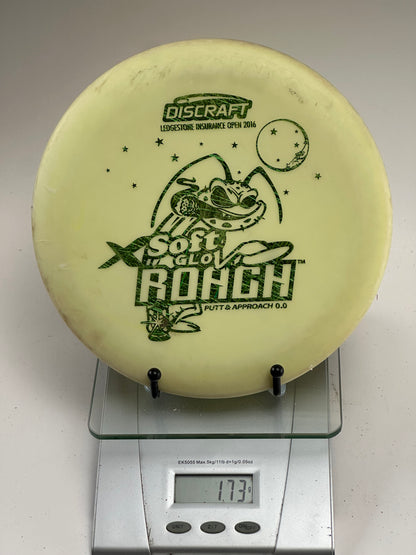 Discraft Soft Glow Roach (2016 Ledgestone) Yellow w/ Green Stamp