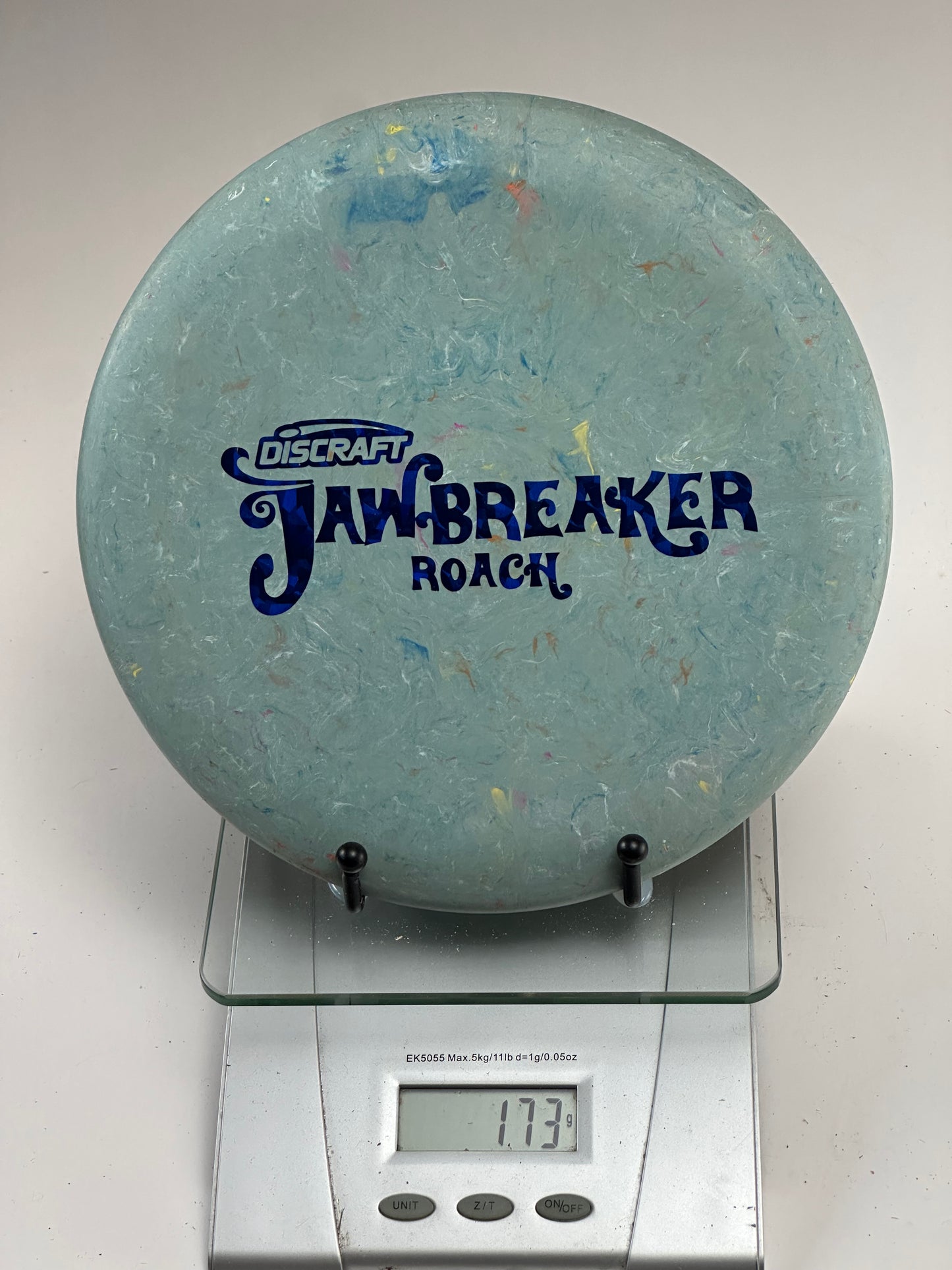 Discraft Jawbreaker Roach Putter – Blue Swirl w/ Blue Stamp (173g)