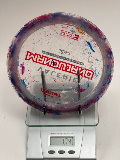Discraft Z Swirl Scorch Valerie Mandujano Clear w/ Multi-Color Rim (Red Stamp)