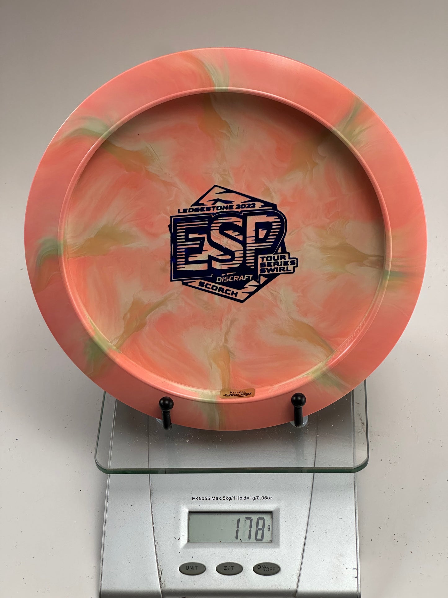 Discraft Scorch ESP Swirl Tour Series (Ledgestone 2022) - Orange Swirl