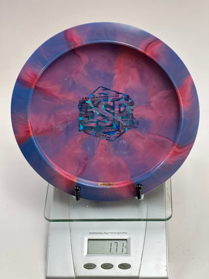 Discraft ESP Swirl Scorch (Ledgestone 2022 Tour Series) Purple/Red