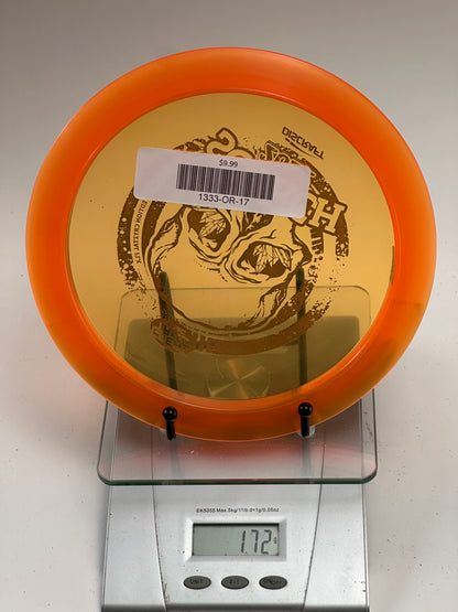 Discraft CryZtal FLX Scorch (2022 Great Lakes Disc Skull) Orange Rim