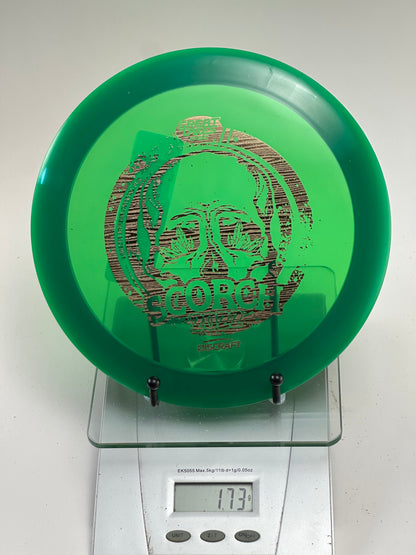 Discraft CryZtal FLX Scorch – 2022 Great Lakes Disc Skull Stamp (Green)