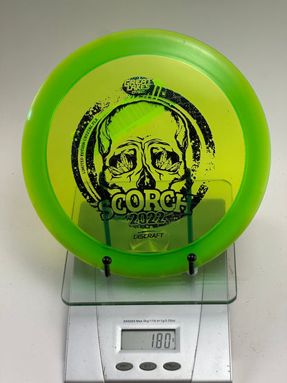 Discraft CryZtal FLX Scorch (2022 Great Lakes Disc Skull) Green/Clear