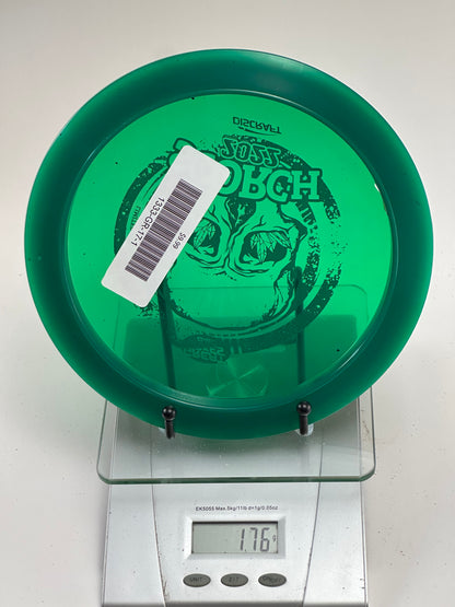 Discraft CryZtal FLX Scorch | 2022 Great Lakes Disc Skull Stamp | Green