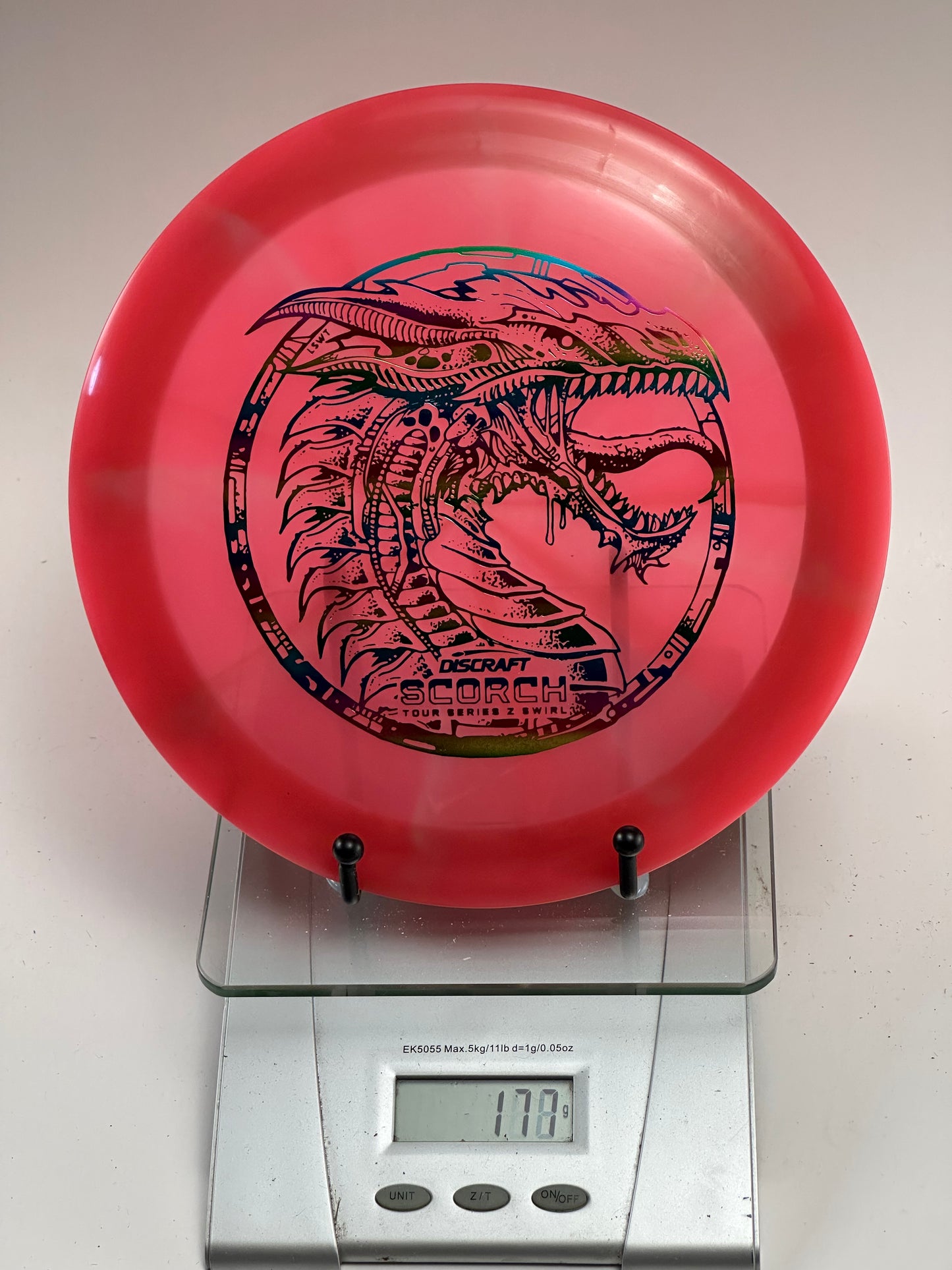 Discraft Tour Series Z Swirl Scorch Distance Driver (Dragon Stamp)