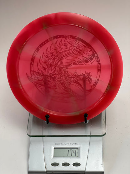 Discraft Tour Series Z Swirl Scorch Distance Driver (Dragon Stamp)
