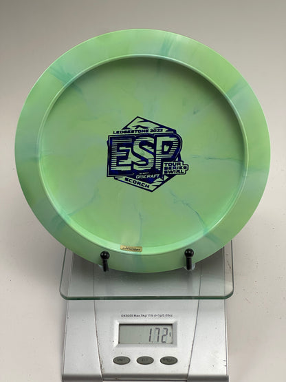 Discraft Scorch ESP Swirl Tour Series (Ledgestone 2022) Green Swirl
