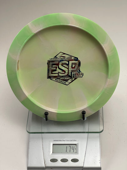 Discraft Scorch ESP Swirl Ledgestone 2022 Tour Series (Green/White Swirl)