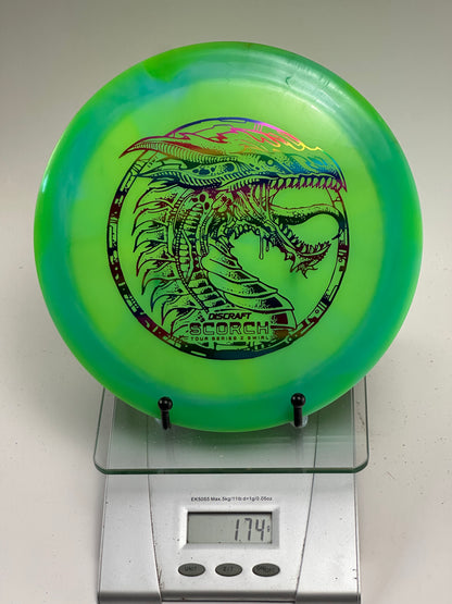 Discraft Scorch Z Swirl Tour Series Distance Driver (Dragon Stamp)