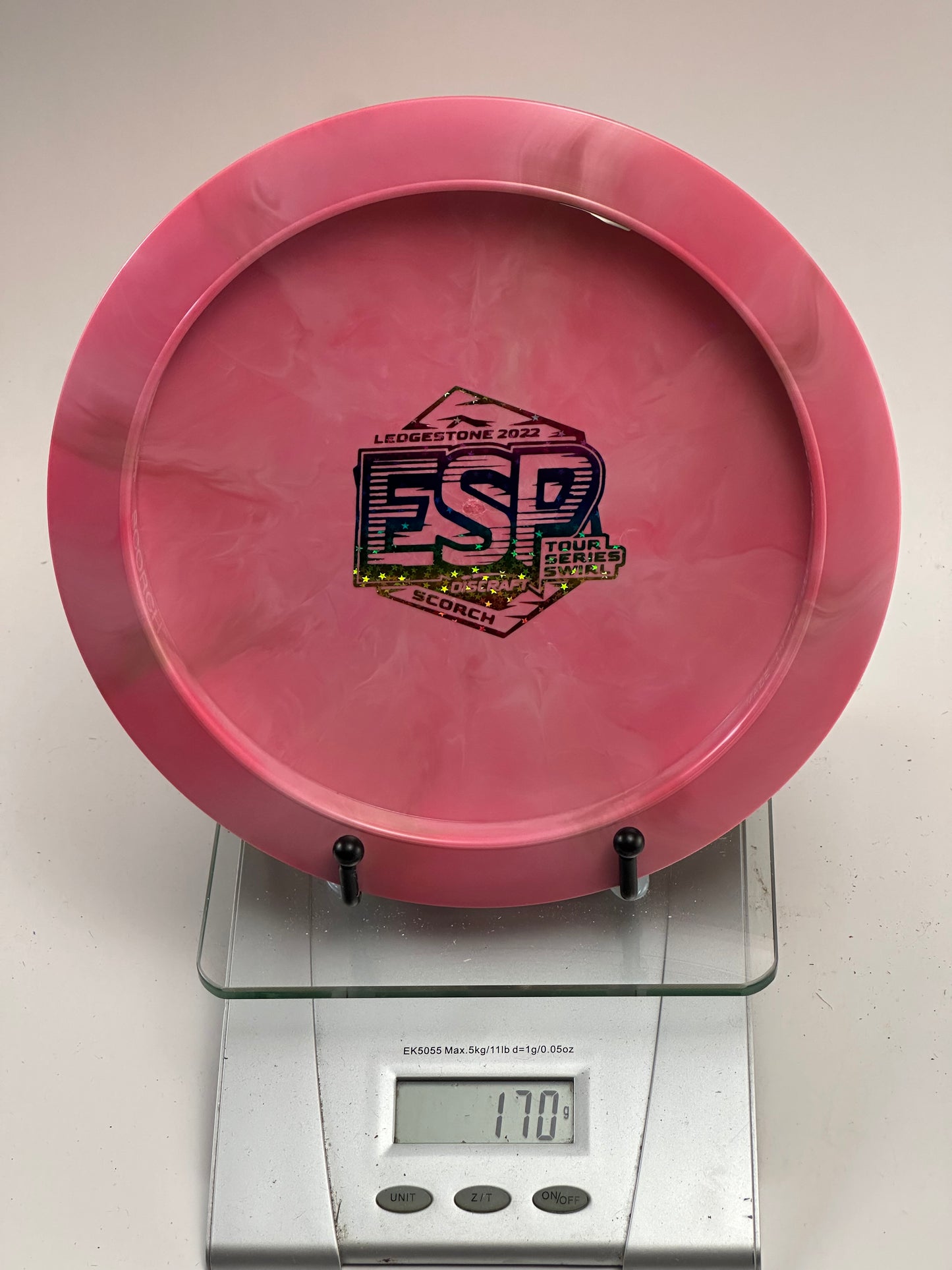 Discraft Scorch ESP Swirl Tour Series (Ledgestone 2022) Pink Swirl