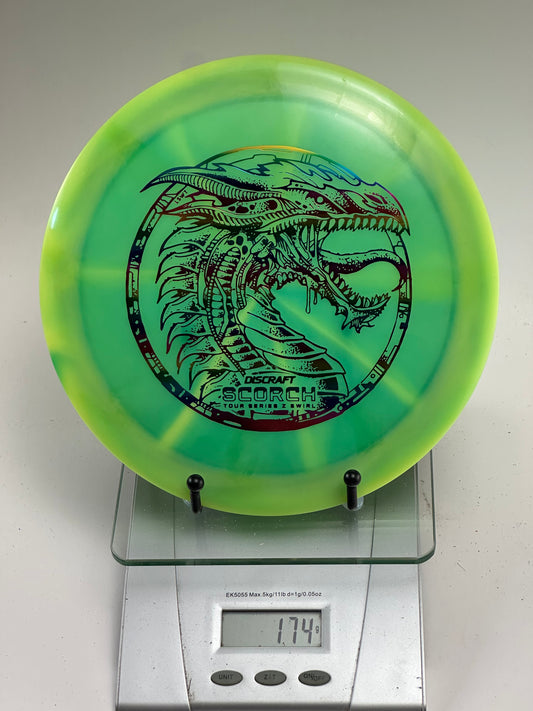 Discraft Scorch Z Swirl Tour Series Distance Driver (Dragon Stamp)