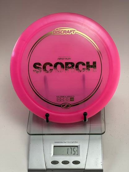 Discraft Scorch First Run Z (Transparent Pink) Distance Driver