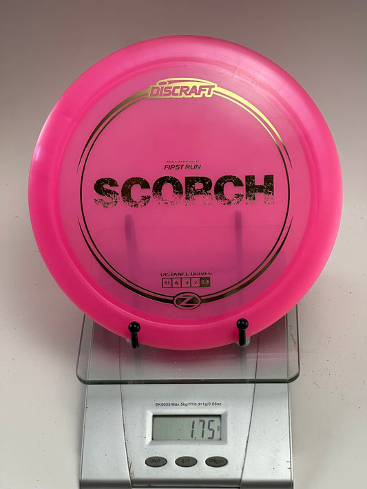 Discraft Scorch First Run Z (Transparent Pink) Distance Driver