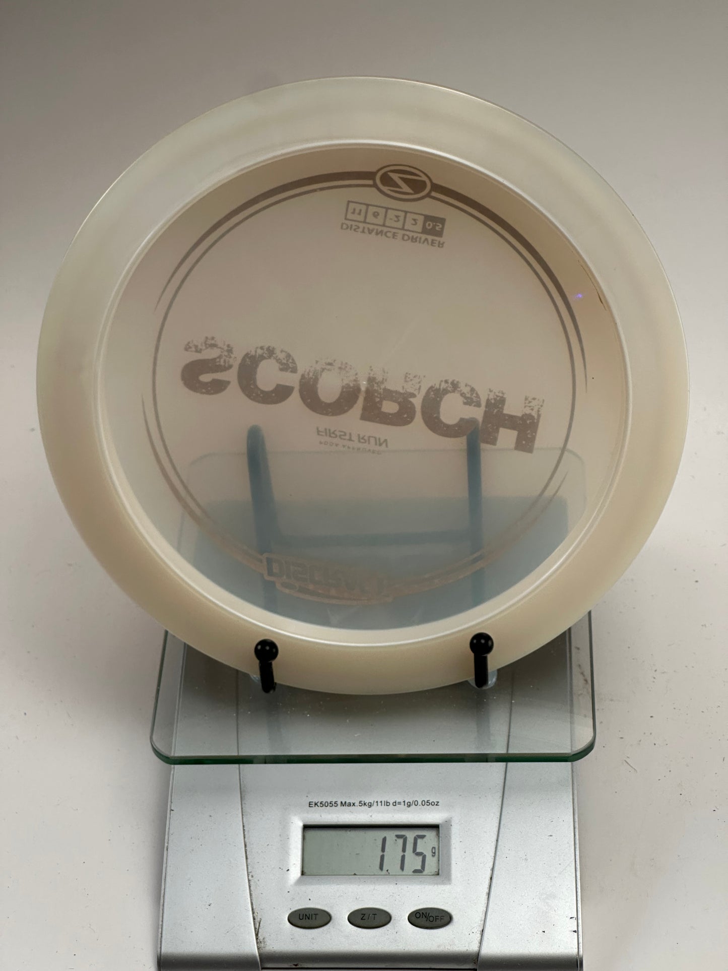 Discraft First Run Scorch (Z) Transparent White w/ Orange Foil - 175g