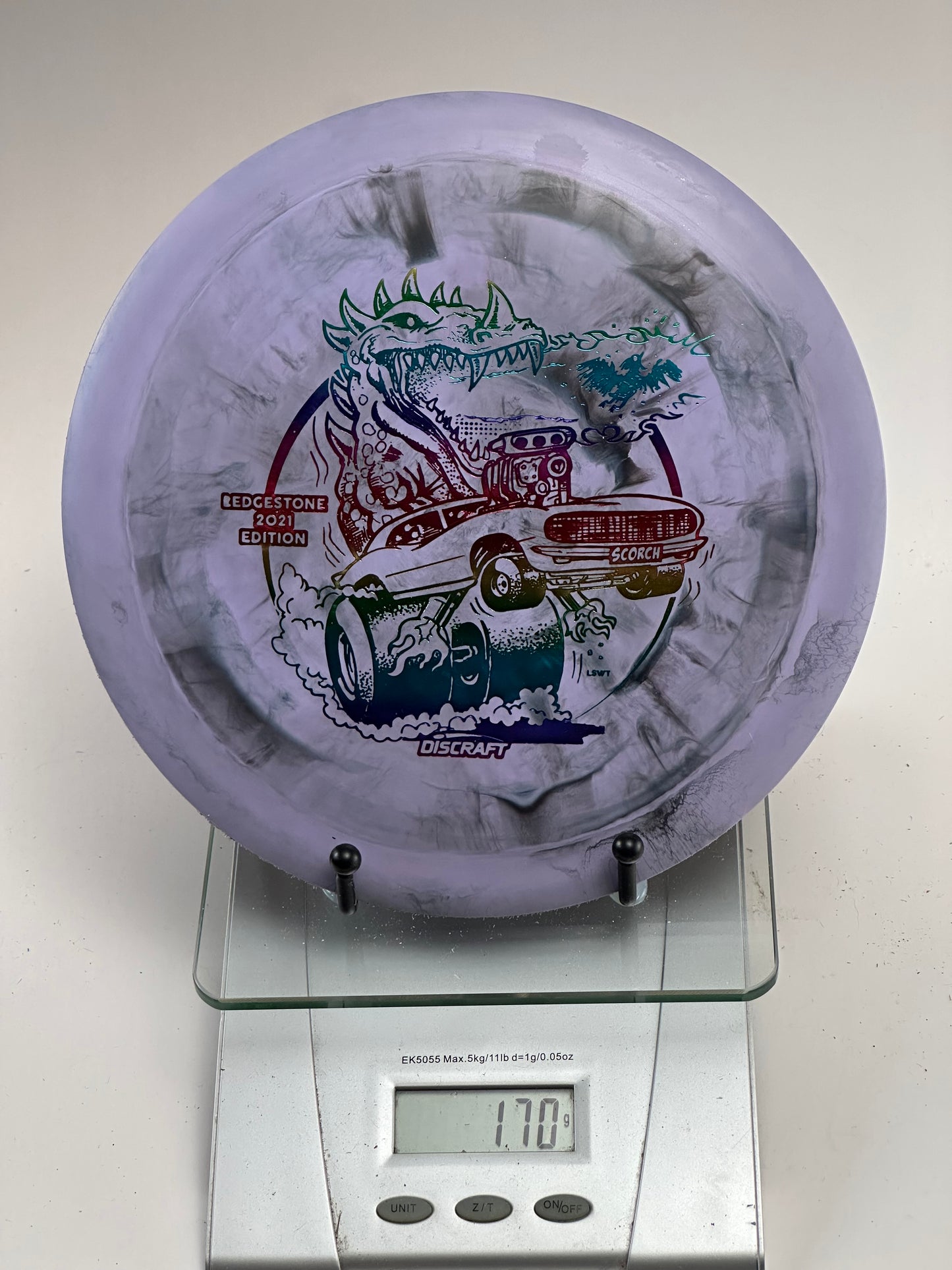 Discraft ESP Swirl Scorch (Ledgestone 2021 Tour Series) Purple/Black