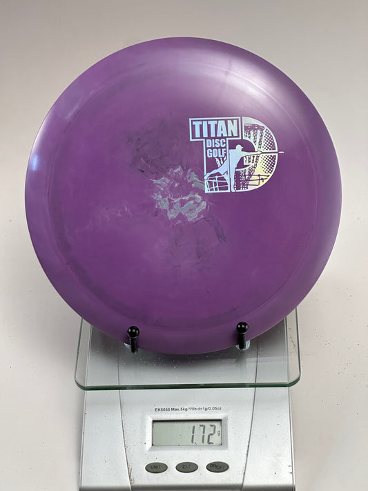 Discraft ESP Swirl Scorch Distance Driver (Purple) - Titan Disc Golf Stamp