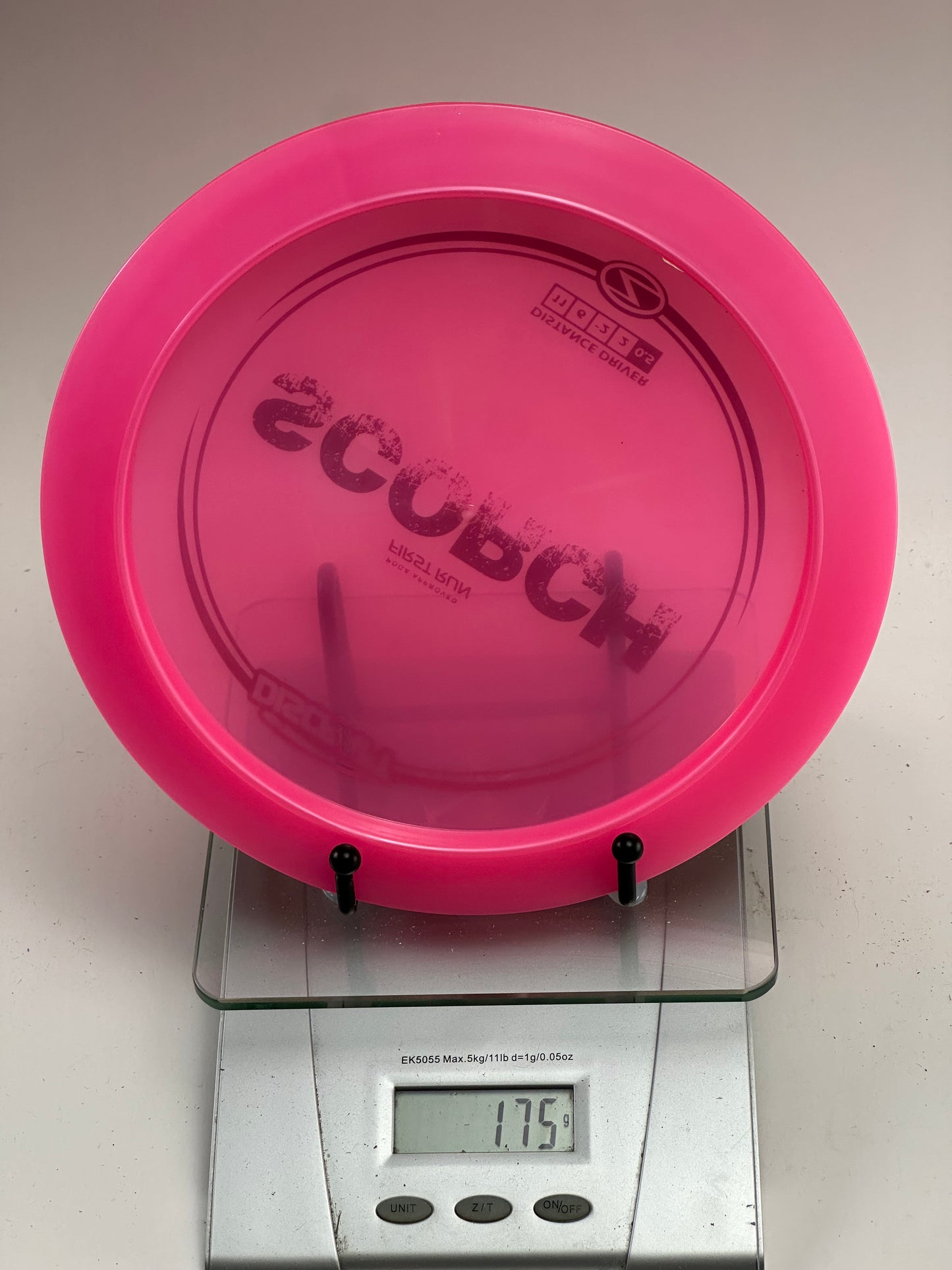 Discraft First Run Scorch Z (Transparent Pink) Distance Driver