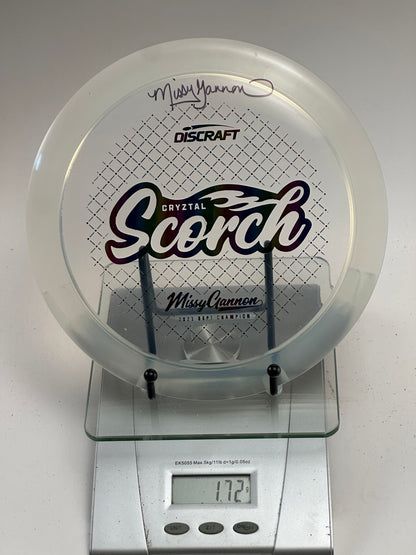 Discraft CryZtal Scorch – Missy Gannon 2021 DGPT Champion Stamp